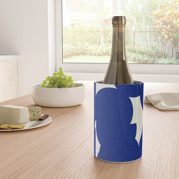 Abstract Blue shape Wine Chiller Gallery Image 4