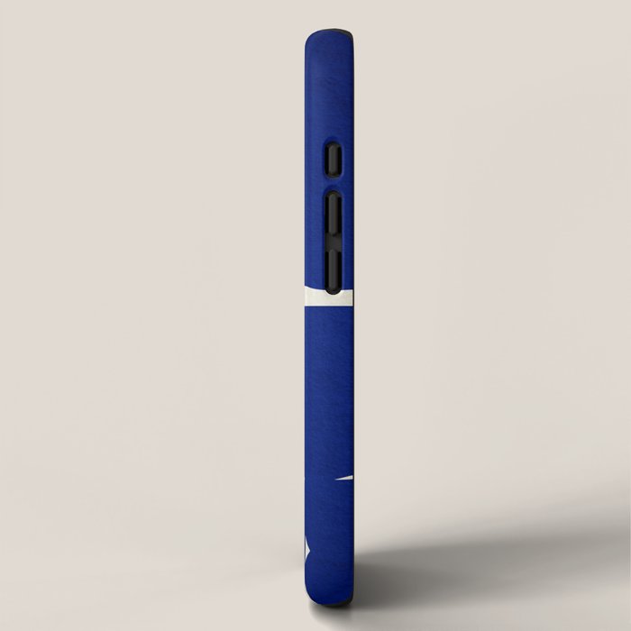 Abstract Blue shape iPhone Case Gallery Image 2