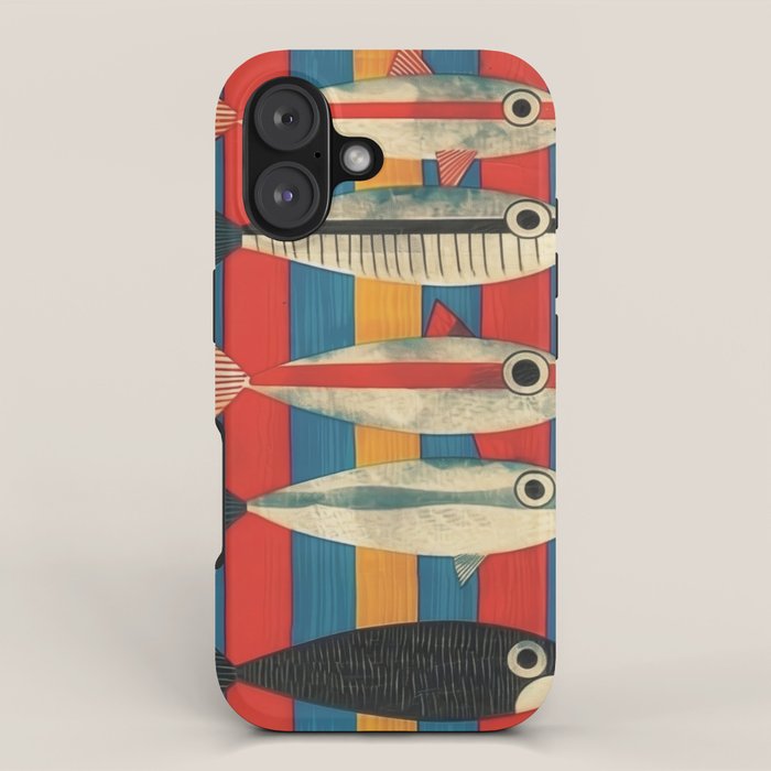 Stripes of the Sea iPhone Case Gallery Image 1