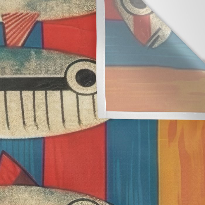 Stripes of the Sea Wall Tapestry Gallery Image 3