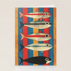 Stripes of the Sea Stationery Card Gallery Image 2