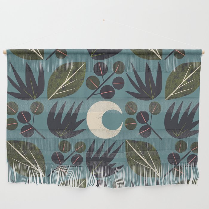 Moonlit Leaves Grid Wall Hanging Gallery Image 1