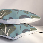 Moonlit Leaves Grid Pillow Sham Gallery Image 3