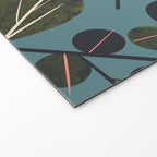 Moonlit Leaves Grid Welcome Mat Gallery Image 2