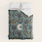 Moonlit Leaves Grid Comforter Gallery Image 6