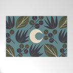 Moonlit Leaves Grid Welcome Mat Gallery Image 1