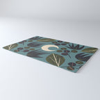Moonlit Leaves Grid Rug Gallery Image 3