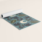 Moonlit Leaves Grid Yoga Mat Gallery Image 2