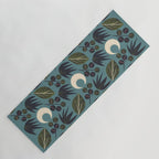 Moonlit Leaves Grid Yoga Mat Gallery Image 1