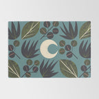 Moonlit Leaves Grid Rug Gallery Image 2