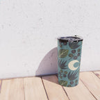 Moonlit Leaves Grid Travel Mug Gallery Image 4
