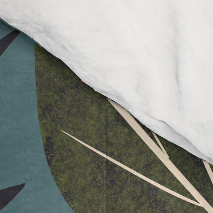 Moonlit Leaves Grid Comforter Gallery Image 4