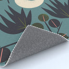 Moonlit Leaves Grid Rug Gallery Image 4