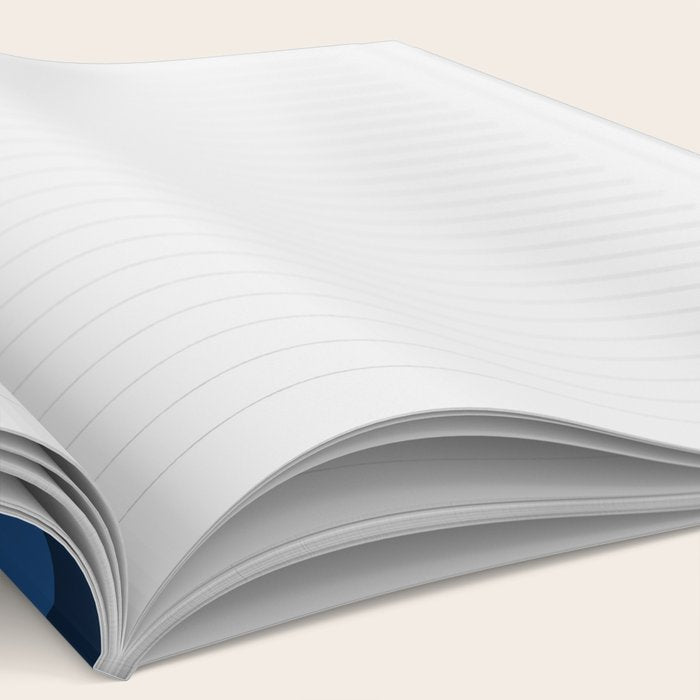 Atomic Age Art Checkered Boomerangs Dark Blue Notebook Gallery Image 2