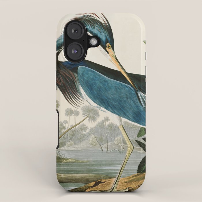 Louisiana Heron by John James Audubon  iPhone Case Gallery Image 1