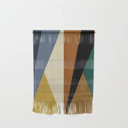 Geometric Triangles V Bold Vintage Wall Hanging Gallery Image 1