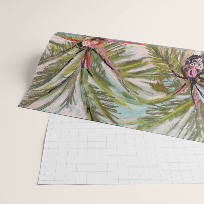 Two Island Palm Trees Wrapping Paper Gallery Image 2