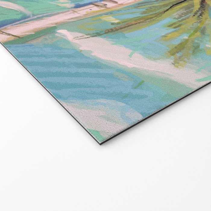 Two Island Palm Trees Welcome Mat Gallery Image 2