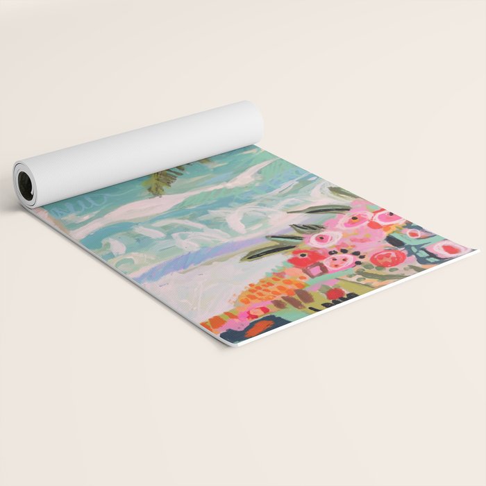 Two Island Palm Trees Yoga Mat Gallery Image 2