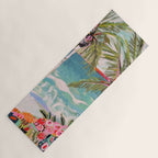 Two Island Palm Trees Yoga Mat Gallery Image 1