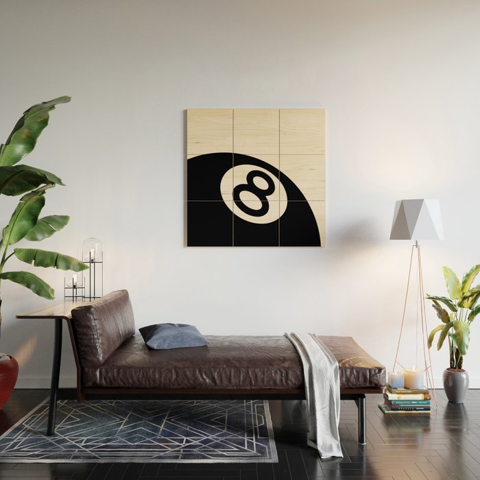 The 8 Ball Wood Wall Art Gallery Image 2