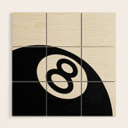 The 8 Ball Wood Wall Art Gallery Image 1