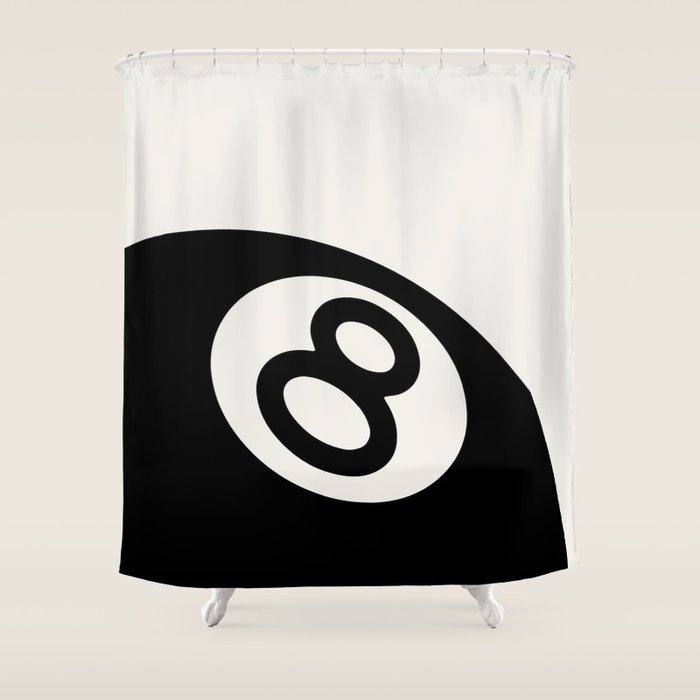 The 8 Ball Shower Curtain Gallery Image 1