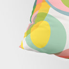 mid mod organic shapes abstract summer Pillow Sham Gallery Image 4