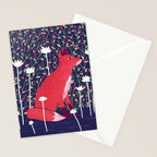 Fox in the Garden Stationery Card Gallery Image 2