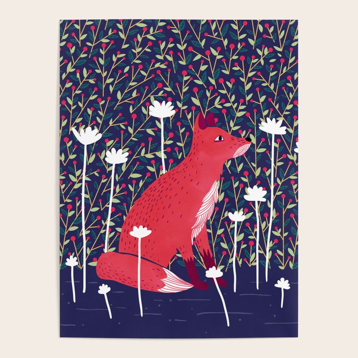 Fox in the Garden Poster Gallery Image 4