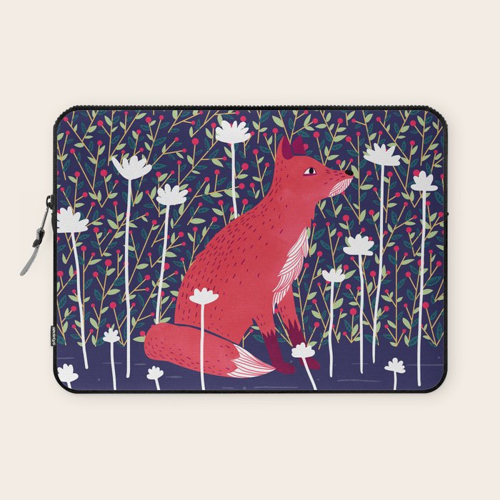 Fox in the Garden Laptop Sleeve Gallery Image 1