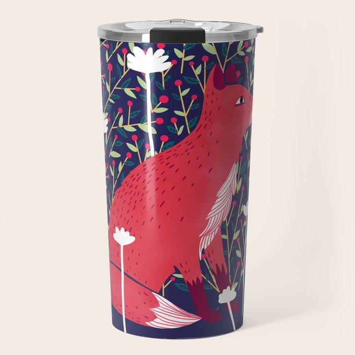 Fox in the Garden Travel Mug Gallery Image 1