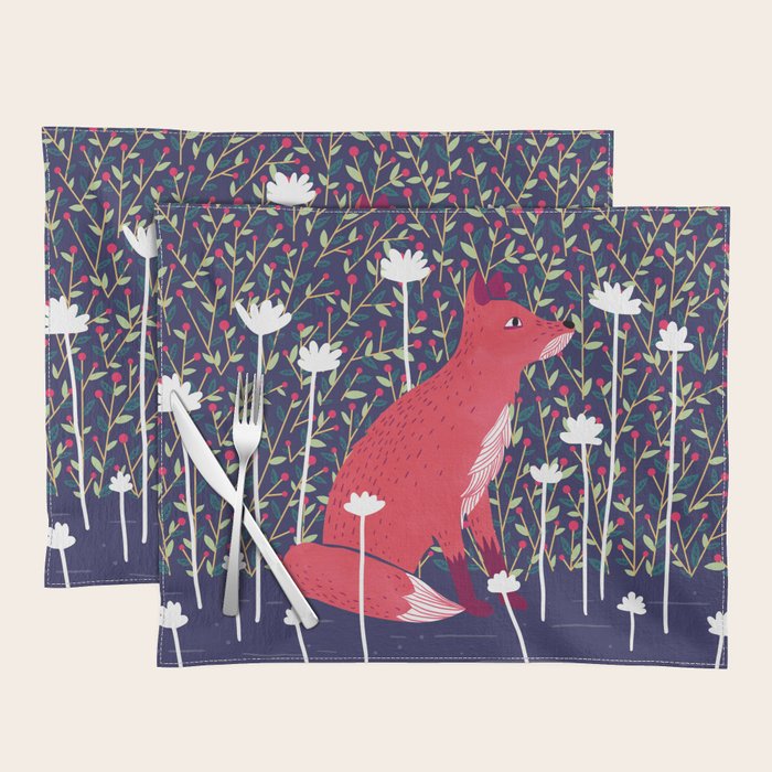 Fox in the Garden Placemat Gallery Image 1