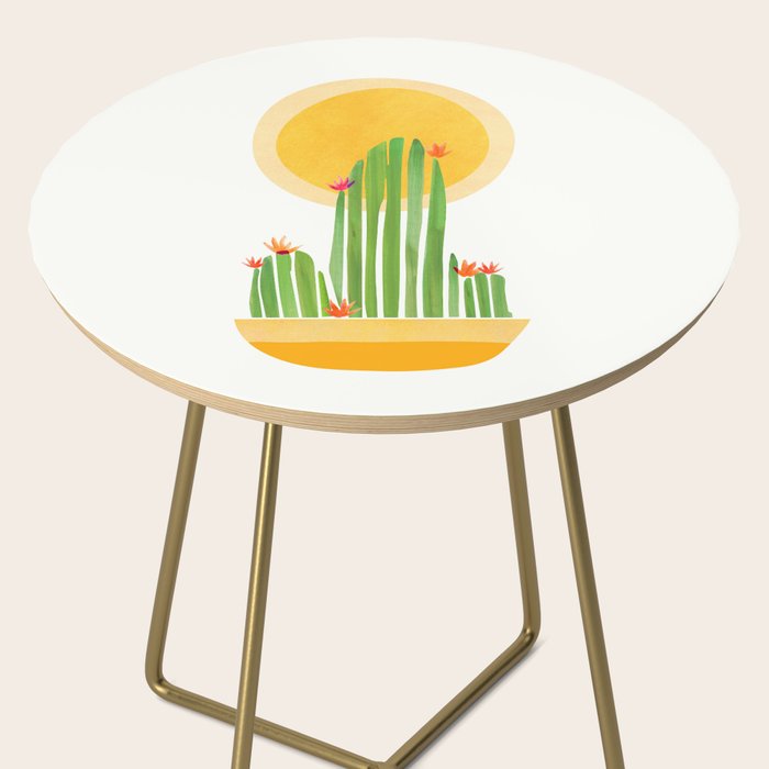 Golden Summer Cactus Side Table Gallery Image 2