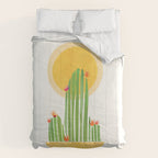Golden Summer Cactus Comforter Gallery Image 6