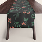 Yuletide Botanical Print Table Runner Gallery Image 1