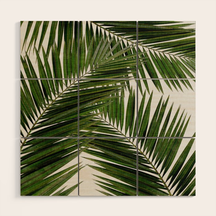 Palm Leaf III Wood Wall Art Gallery Image 1