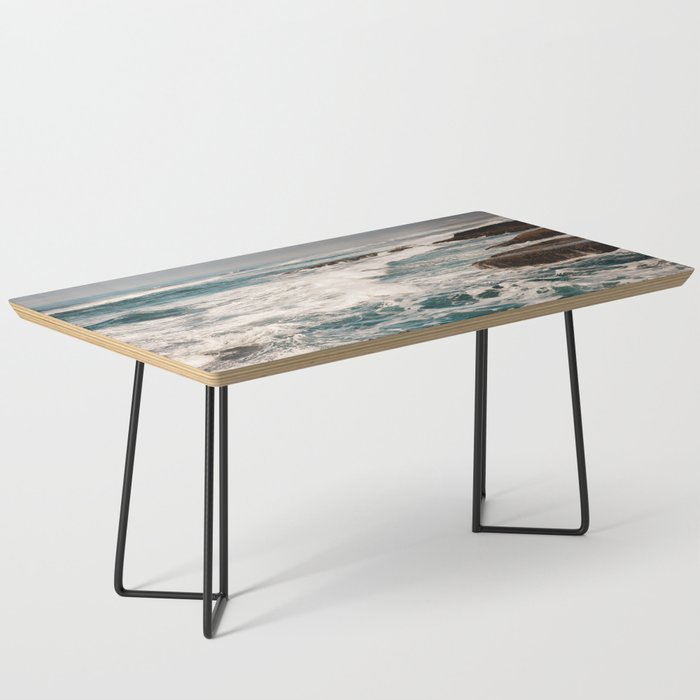 Green Tropical Beach Waves Ocean Adventure Coffee Table Gallery Image 1