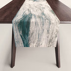 Green Tropical Beach Waves Ocean Adventure Table Runner Gallery Image 1