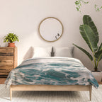 Green Tropical Beach Waves Ocean Adventure Comforter Gallery Image 3