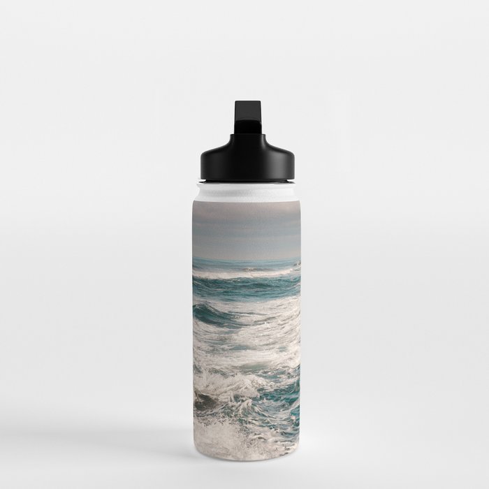 Green Tropical Beach Waves Ocean Adventure Water Bottle Gallery Image 3