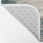 Green Tropical Beach Waves Ocean Adventure Bath Mat Gallery Image 2
