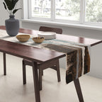 Green Tropical Beach Waves Ocean Adventure Table Runner Gallery Image 2