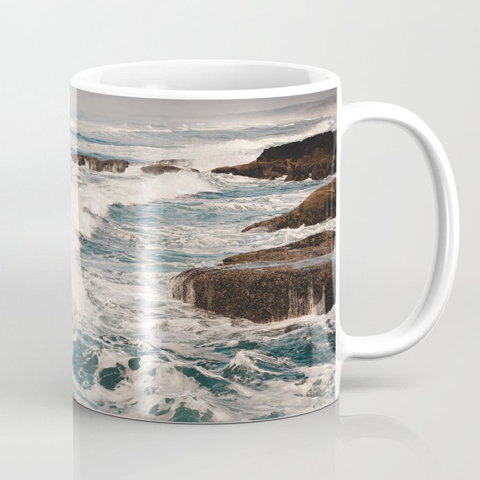Green Tropical Beach Waves Ocean Adventure Coffee Mug Gallery Image 1