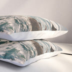 Green Tropical Beach Waves Ocean Adventure Pillow Sham Gallery Image 3