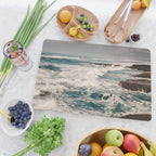 Green Tropical Beach Waves Ocean Adventure Cutting Board Gallery Image 2