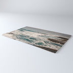 Green Tropical Beach Waves Ocean Adventure Rug Gallery Image 3