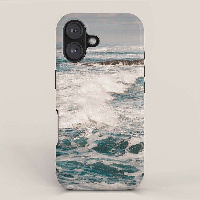 Green Tropical Beach Waves Ocean Adventure iPhone Case Gallery Image 1