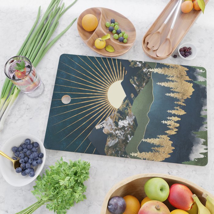 Midnight Mountains Cutting Board Gallery Image 2
