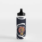 Classic Tattoo Snake vs Tiger Water Bottle Gallery Image 3